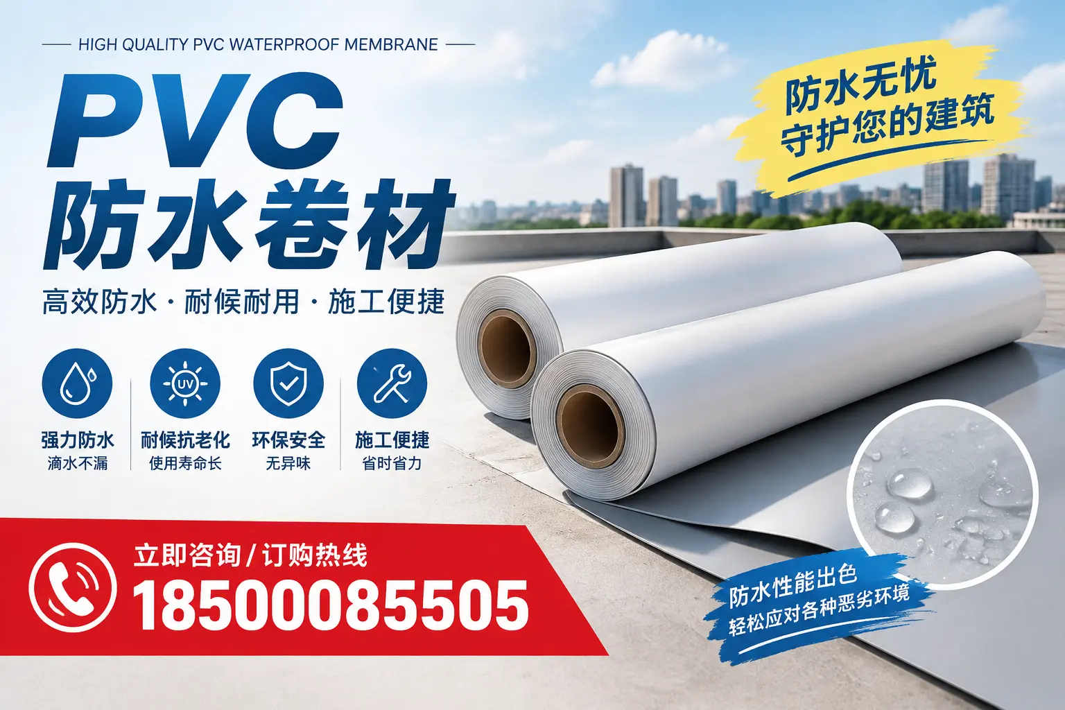 如何正确储存PVC防水卷材?大同用户的实用建议